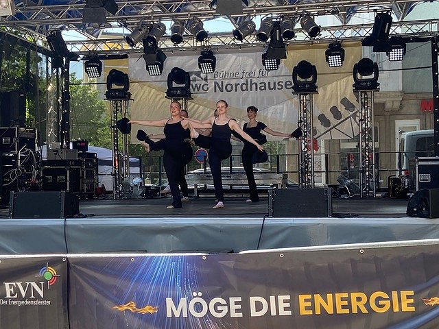 Der Auftritt des Tanzstudios Radeva auf dem 55. Rolandsfest