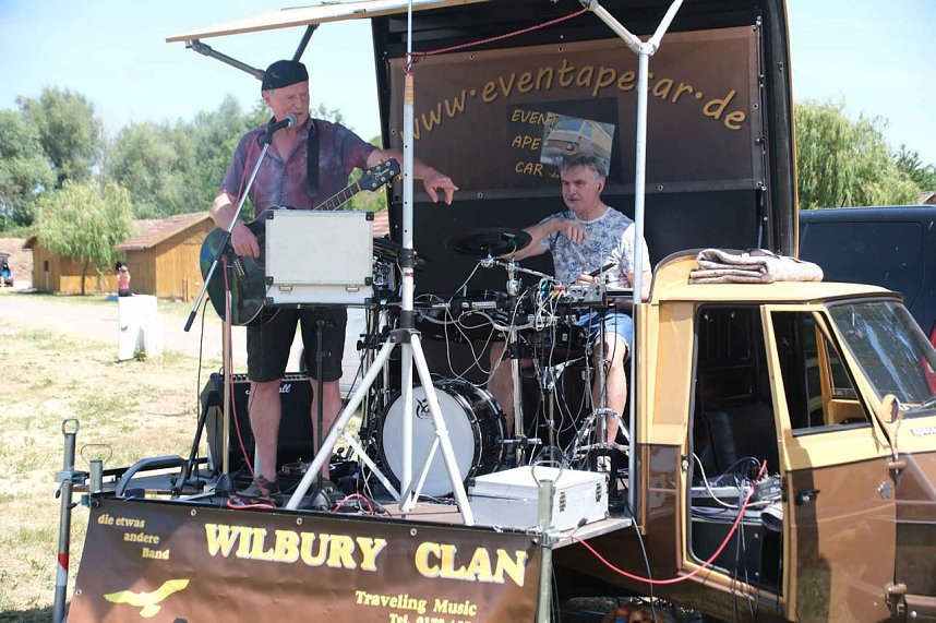 Peter Blei unterwegs beim Oldtimertreff am Scheunenhof