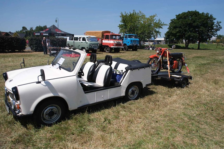 Peter Blei unterwegs beim Oldtimertreff am Scheunenhof