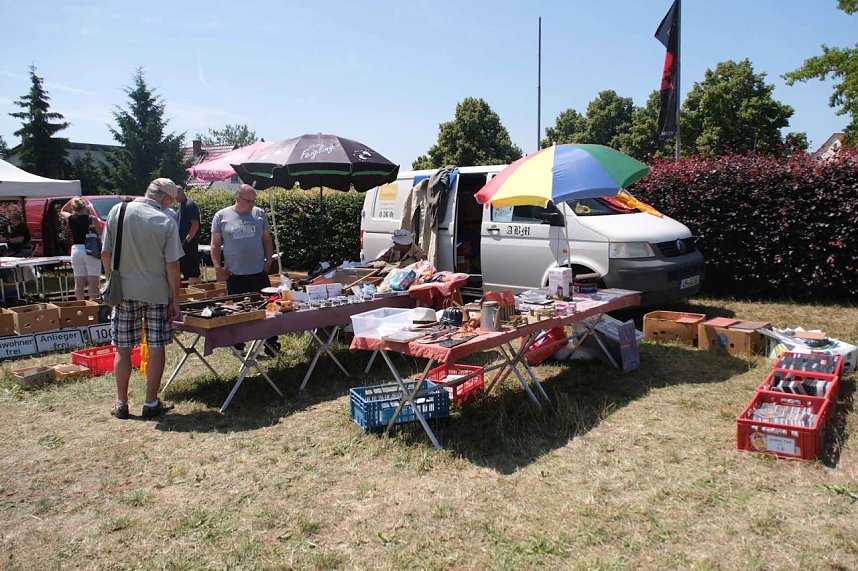 Peter Blei unterwegs beim Oldtimertreff am Scheunenhof