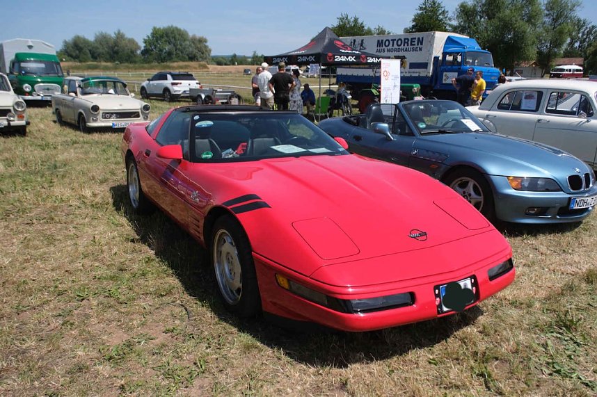 Peter Blei unterwegs beim Oldtimertreff am Scheunenhof