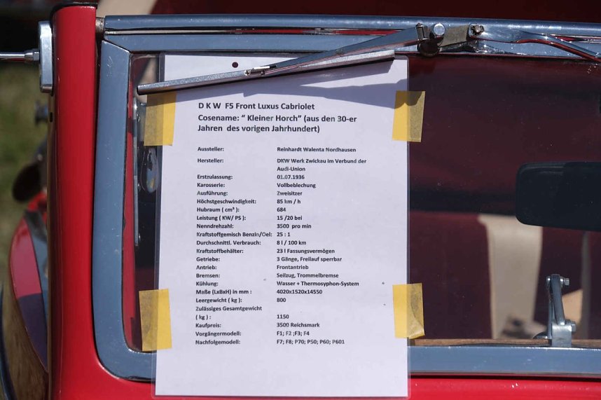 Peter Blei unterwegs beim Oldtimertreff am Scheunenhof