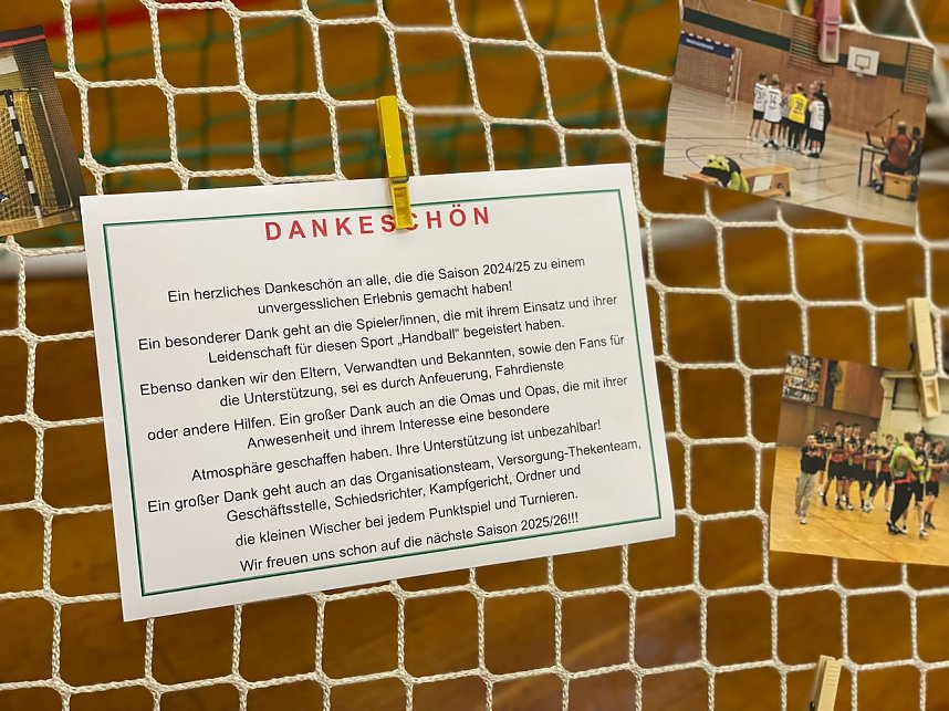 Saisonabschluss der Handballer