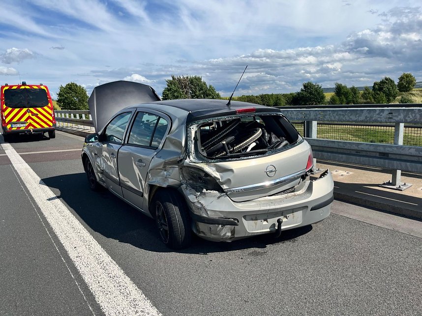 Unfall auf der A38 zwischen Heringen und Kelbra