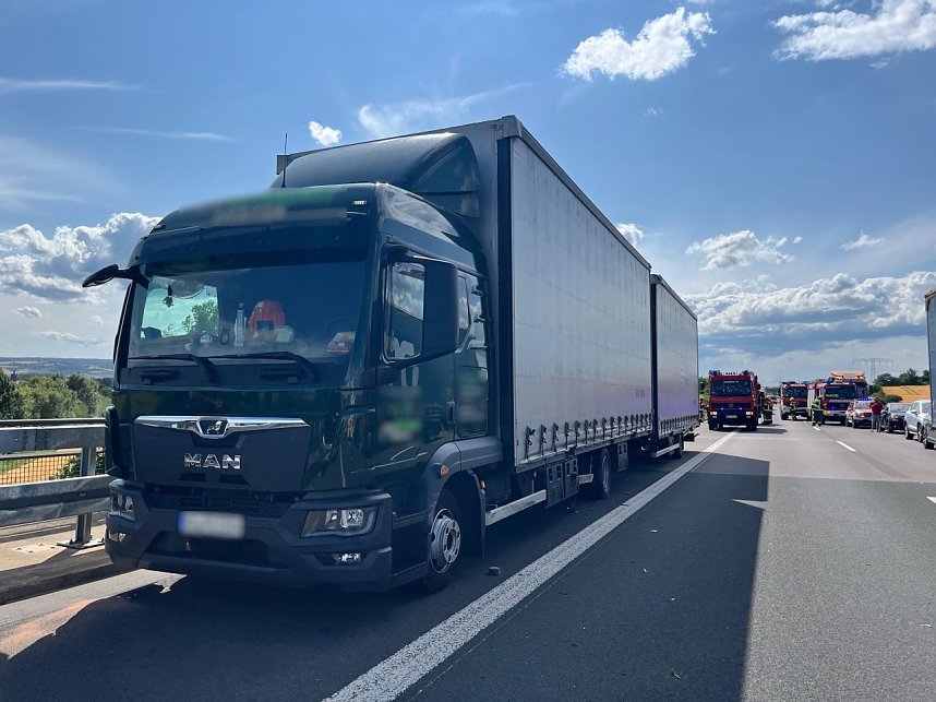 Unfall auf der A38 zwischen Heringen und Kelbra