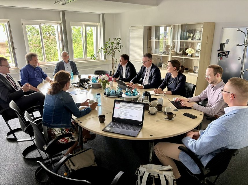 Besuch des Wissenschaftsministers an der Hochschule Nordhausen