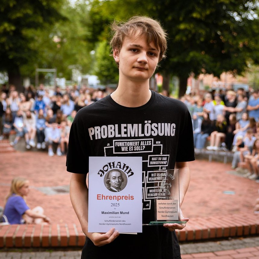 Am Herder-Gymnasium wurde der "Johann" verliehen