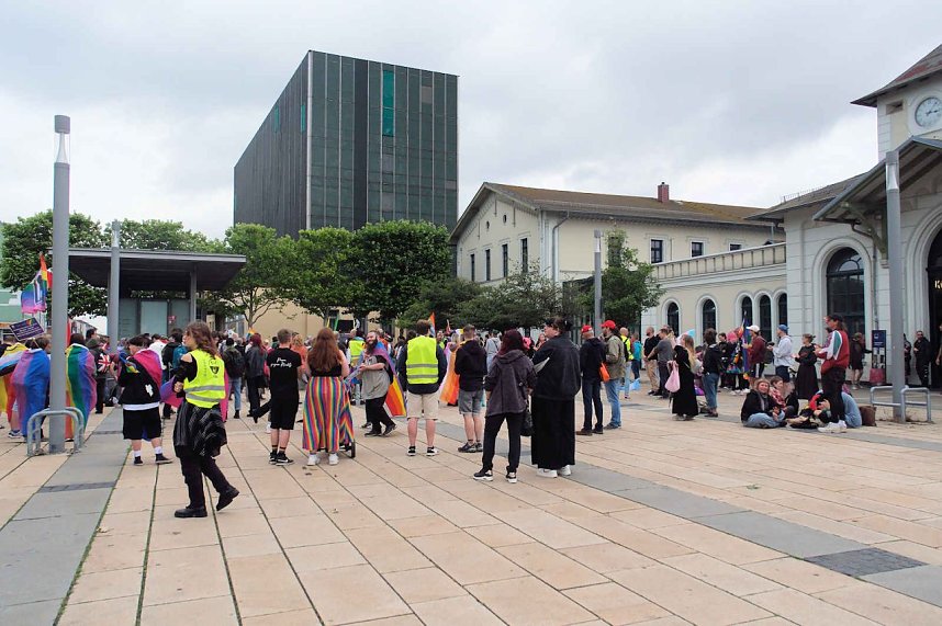 Peter Blei unterwegs beim 1. CSD in NDH