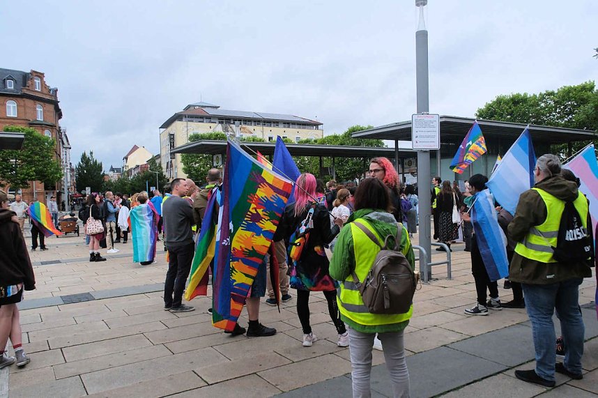Peter Blei unterwegs beim 1. CSD in NDH