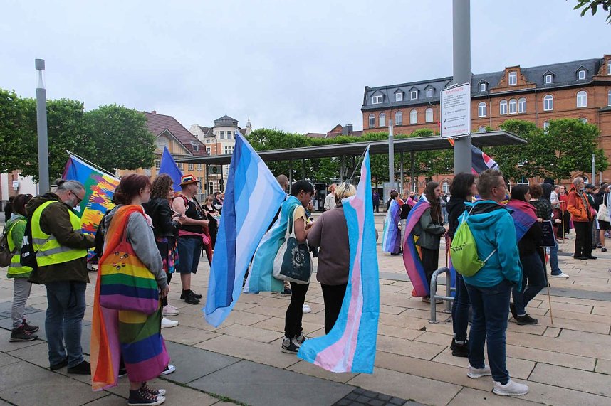 Peter Blei unterwegs beim 1. CSD in NDH
