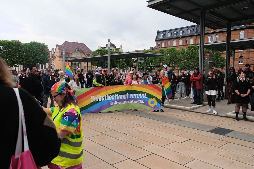 Peter Blei unterwegs beim 1. CSD in NDH