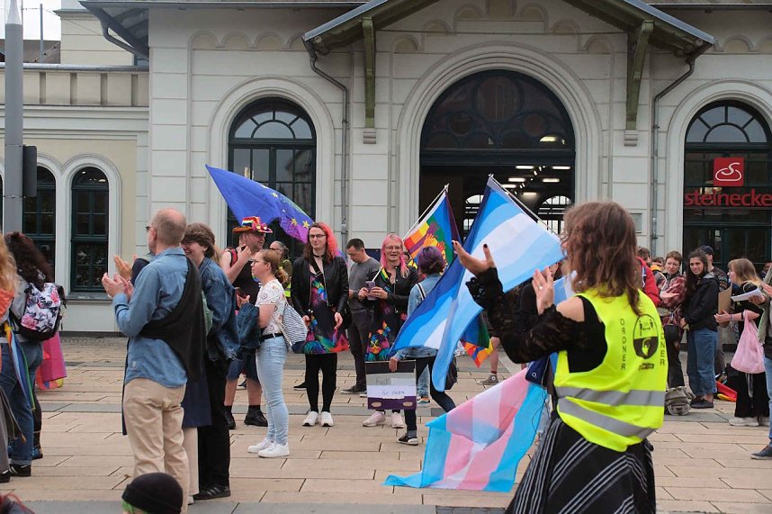 Peter Blei unterwegs beim 1. CSD in NDH