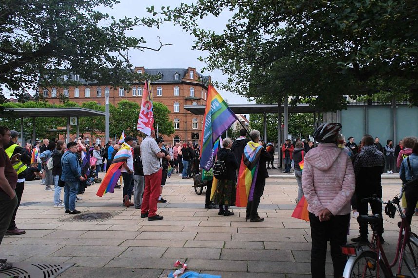 Peter Blei unterwegs beim 1. CSD in NDH