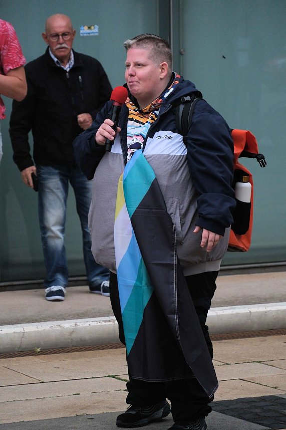 Peter Blei unterwegs beim 1. CSD in NDH