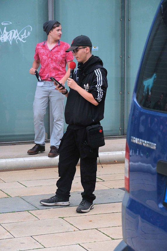 Peter Blei unterwegs beim 1. CSD in NDH