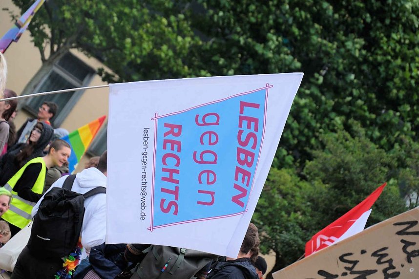 Peter Blei unterwegs beim 1. CSD in NDH