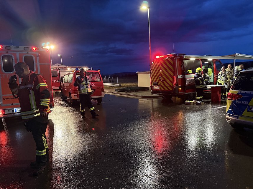 Brand in der Schie&szlig;anlage