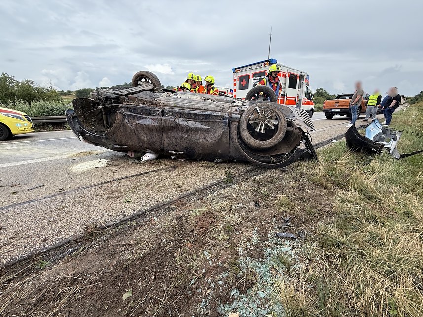 Unfall auf der Autobahn