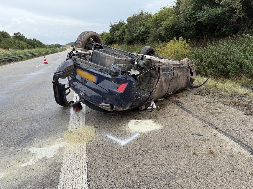 Unfall auf der Autobahn