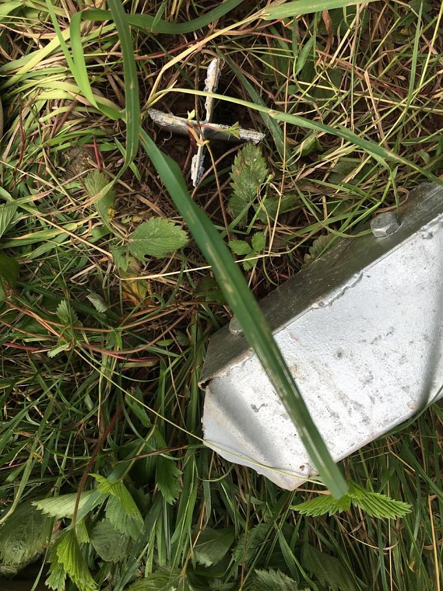 Zerst&ouml;rungswerk am Aussichtspunkt