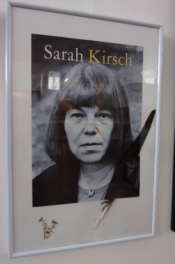 Finissage zur Sarah Kirsch Ausstellung in der Kreissparkasse