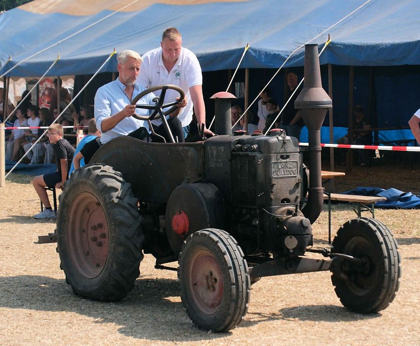 Peter Blei unterwegs beim Traktorentreffen