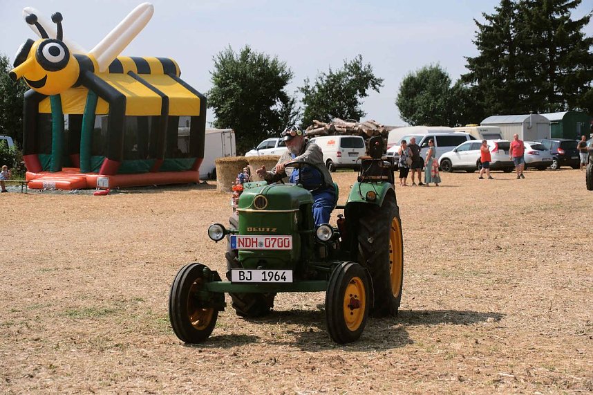 Peter Blei unterwegs beim Traktorentreffen