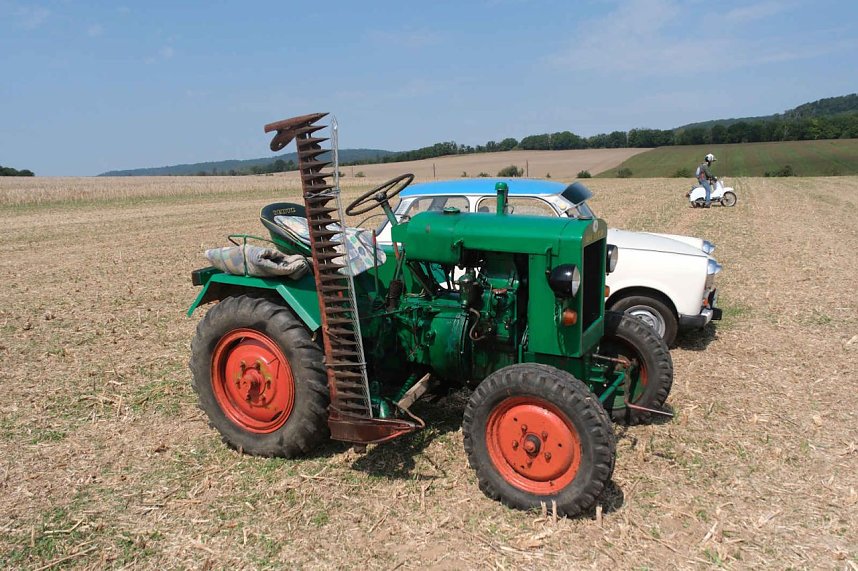Peter Blei unterwegs beim Traktorentreffen