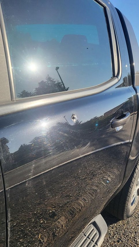 Sch&auml;den des Armbrustbeschusses