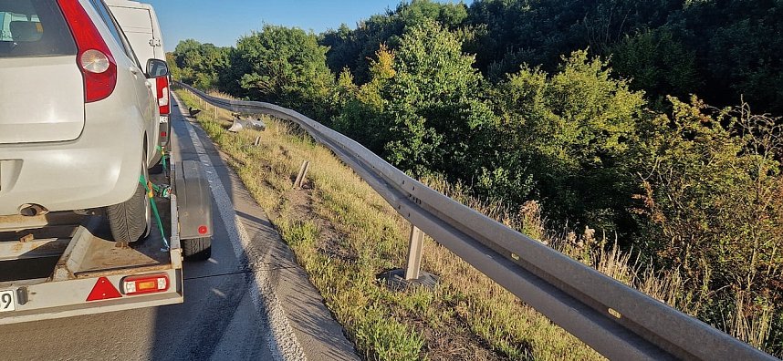 Schwerer Unfall auf der A38