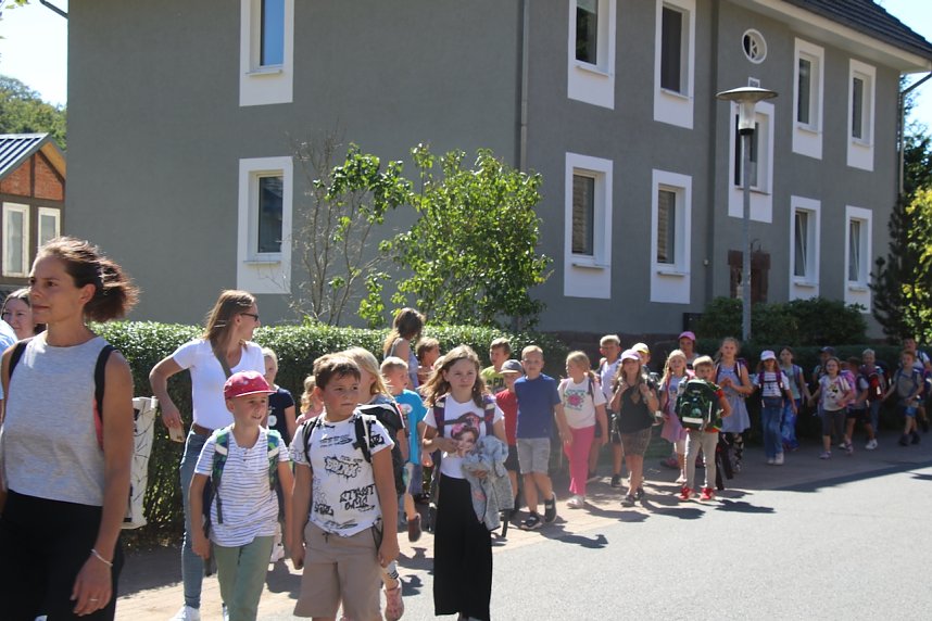 Richtfest an der neuen Ilfelder Grundschule