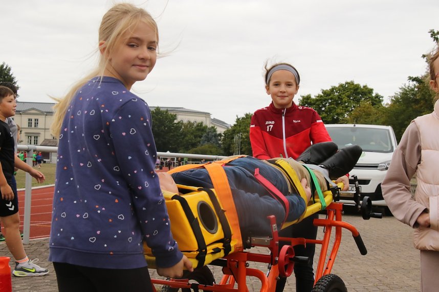 Grundschulsporttag auf dem Hohekreuz-Sportplatz