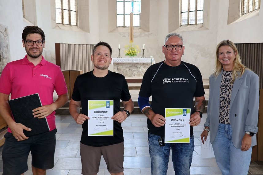 Sieger im Stadtradeln geehrt