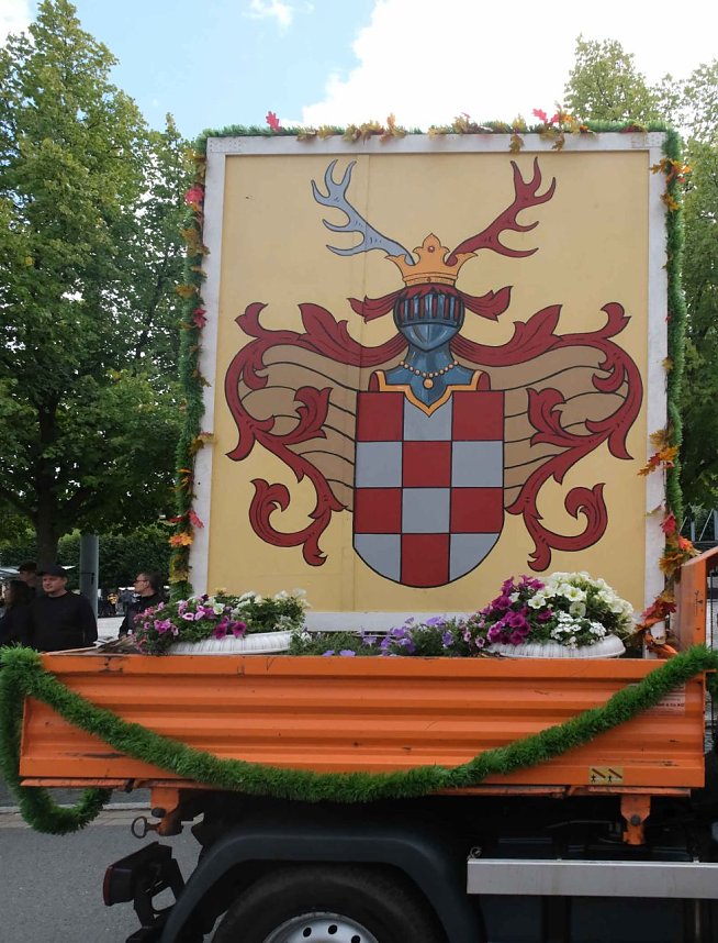 Peter Blei unterwegs beim Ellricher Sch&uuml;tzenfest