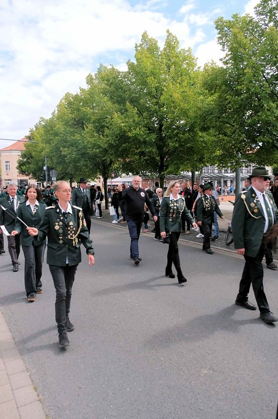 Peter Blei unterwegs beim Ellricher Sch&uuml;tzenfest