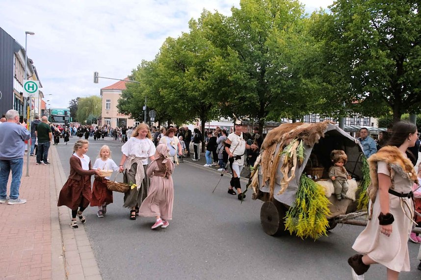 Peter Blei unterwegs beim Ellricher Sch&uuml;tzenfest