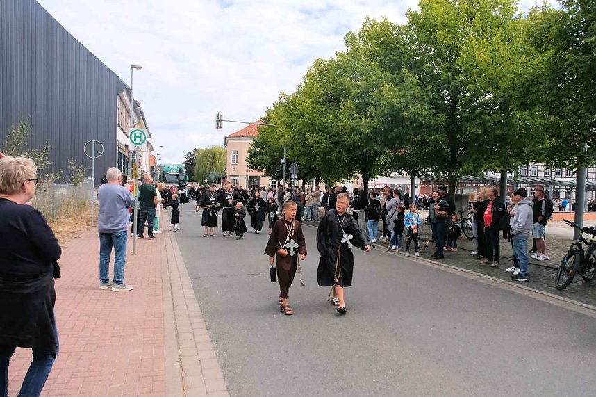 Peter Blei unterwegs beim Ellricher Sch&uuml;tzenfest
