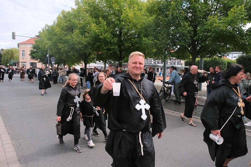 Peter Blei unterwegs beim Ellricher Sch&uuml;tzenfest