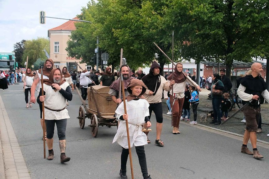 Peter Blei unterwegs beim Ellricher Sch&uuml;tzenfest