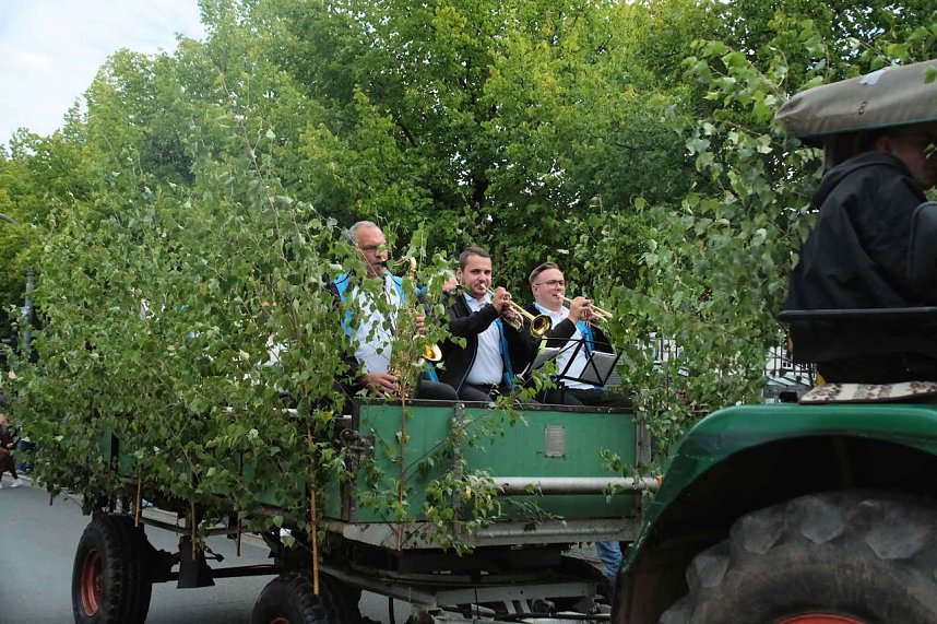 Peter Blei unterwegs beim Ellricher Sch&uuml;tzenfest