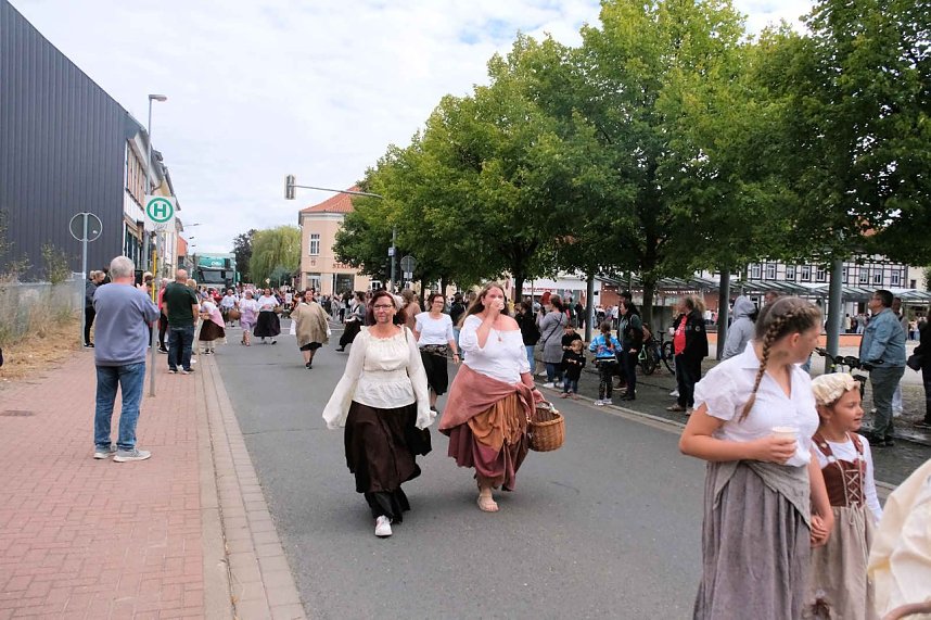 Peter Blei unterwegs beim Ellricher Sch&uuml;tzenfest