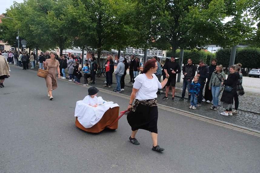 Peter Blei unterwegs beim Ellricher Sch&uuml;tzenfest