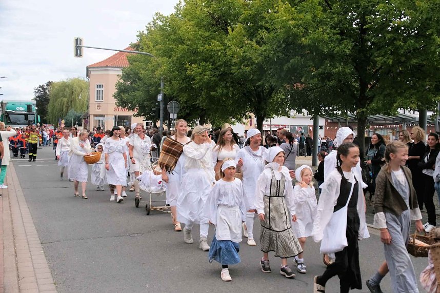Peter Blei unterwegs beim Ellricher Sch&uuml;tzenfest