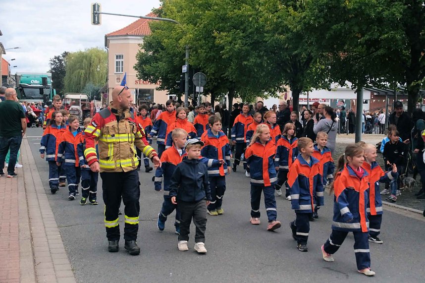 Peter Blei unterwegs beim Ellricher Sch&uuml;tzenfest