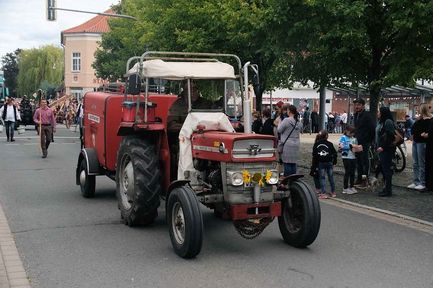 Peter Blei unterwegs beim Ellricher Sch&uuml;tzenfest