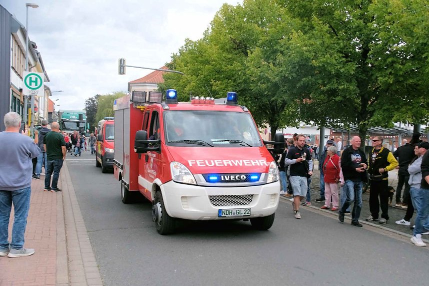 Peter Blei unterwegs beim Ellricher Sch&uuml;tzenfest