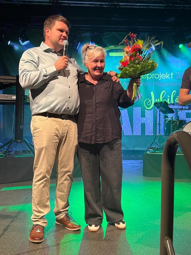 Jubil&auml;umsfeier des "Modus Pflegeprojekt 24" im Clubhaus in Nordhausen