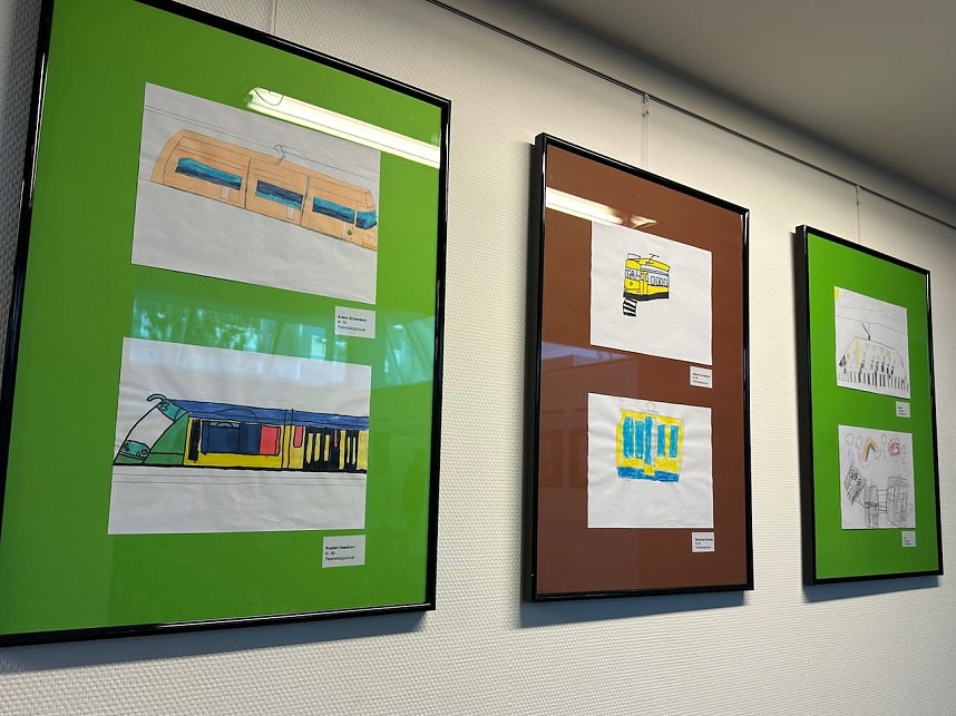 Bilderausstellung zum 125. Stra&szlig;enbahn-Jubil&auml;um in der Kreissparkasse Nordhausen 