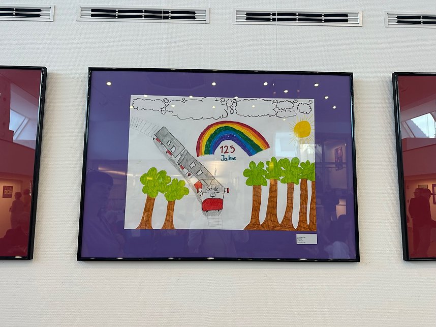 Bilderausstellung zum 125. Stra&szlig;enbahn-Jubil&auml;um in der Kreissparkasse Nordhausen 