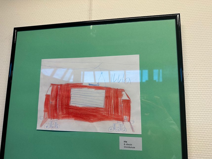 Bilderausstellung zum 125. Stra&szlig;enbahn-Jubil&auml;um in der Kreissparkasse Nordhausen 